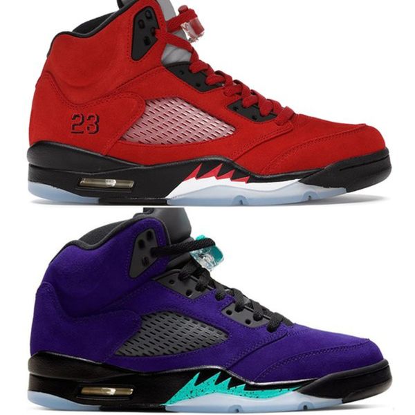 

mens basketball shoes 5s jumpman 5 raging red hyper royal white cement alternate grape 3 sports sneakers trainers outdoor fashion sizeivy92n