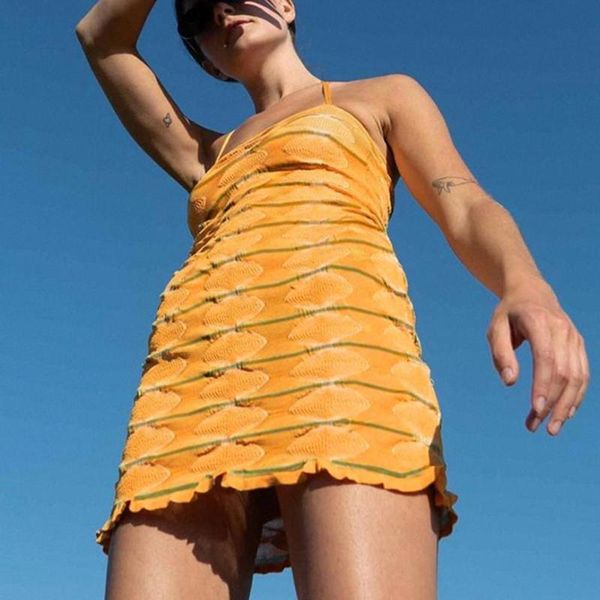 

casual dresses vintage knitted y2k mini beach women striped pink 2000s aesthetic clothes slim club bodycon dress retro summer, Black;gray