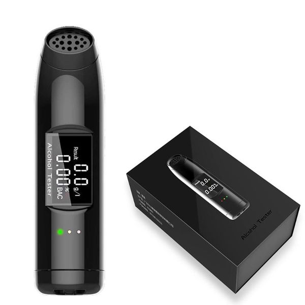 

breathalyzer digital alcohol tester usb charging detector breath analyzer professional lcd screen charger alcoholism test