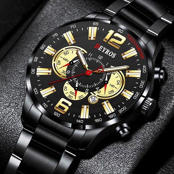 

wristwatches fashion mens watches luxury stainless steel quartz wristwatch men business casual leather watch luminous clock relogio masculin, Slivery;brown