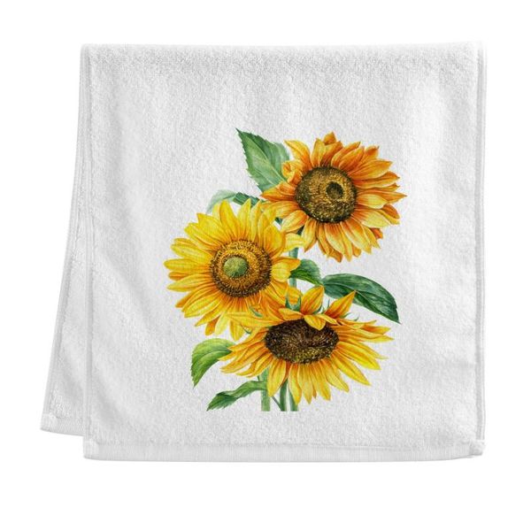 

towel fashion flower print cotton hand soft absorbent quick drying body hair bath bathroom wash face cloth