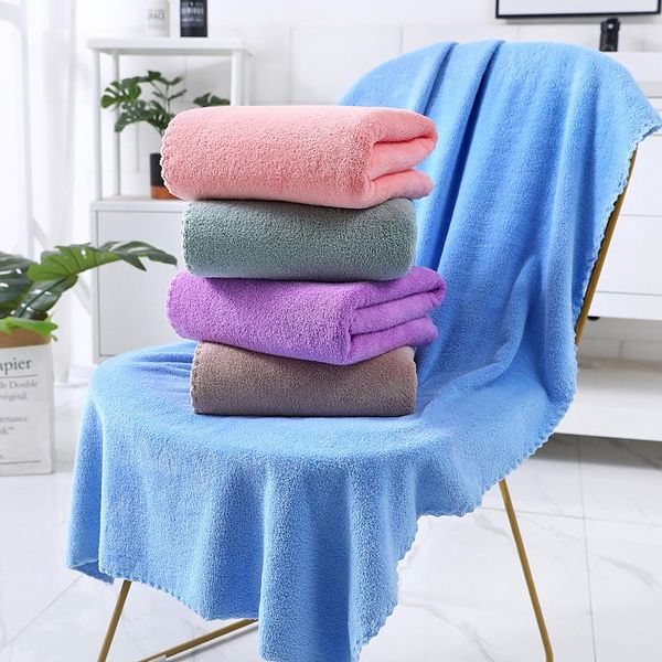 

towel fashion coral velvet beauty salon quick-dry bath for children super soft stuffed large size washable beach towels