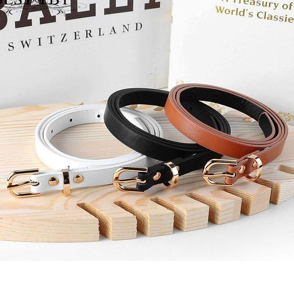 

belts ybt 5 colors fashion female thin belt women strap leather trouser children's ladies on dresses, Black;brown
