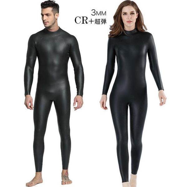 

3mm new arrival women men one piece scr swim surfing winter warm neoprene diving suit spearfishing pu waterproof wetsuit