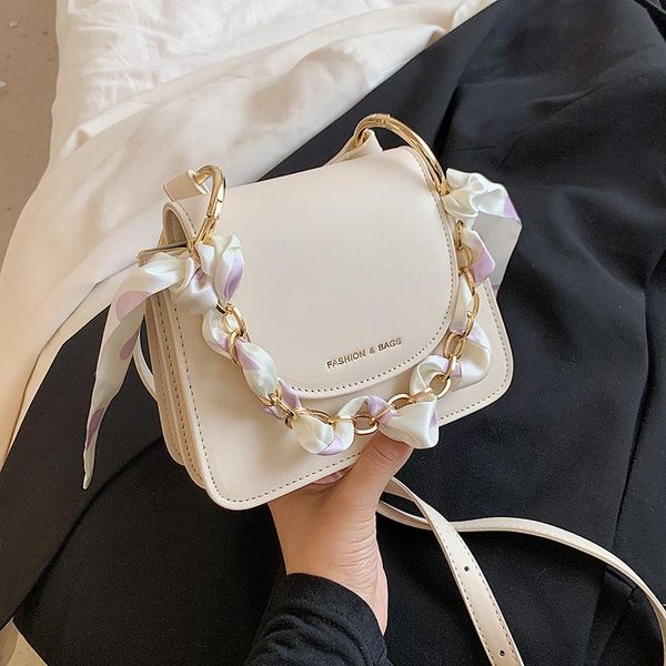 

evening bags cute sweet mini pu leather crossbody shoulder with short handle 2021 luxury ladies handbags silk scarf totes