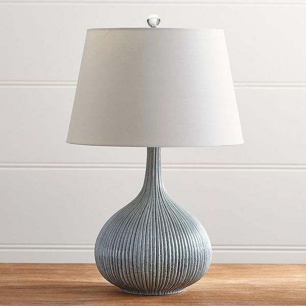 

american light luxury snowflake glaze gray ceramic table lamp for living room bedroom bedside lamp study modern decorative