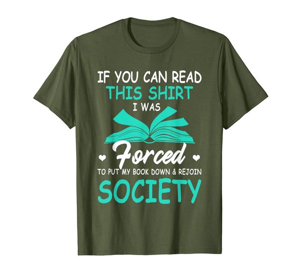 

if you can read this i was forced to put my book down gift t-shirt, White;black