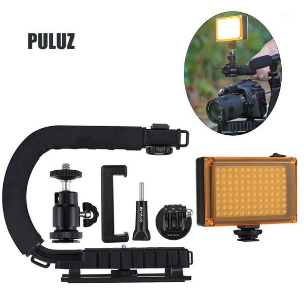 

u-shaped camera holder portable handheld dv bracket stabilizer kit for slr cameras video filming pography accessories1
