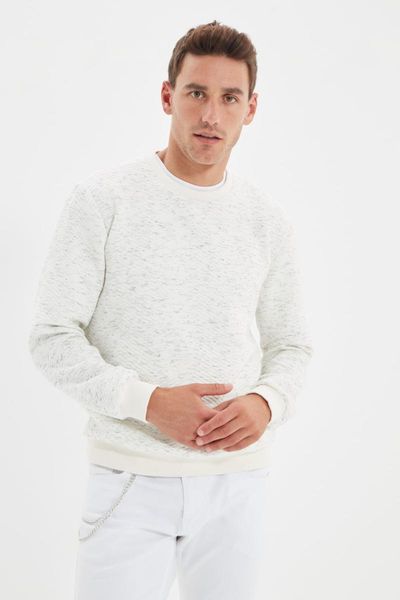 

men's hoodies & sweatshirts trendyol men tmnaw22sw0815, Black