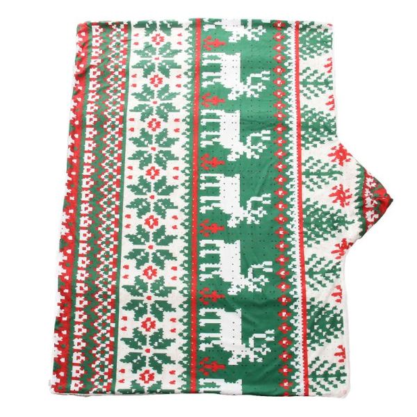

blankets christmas hooded blanket warm plush throw printed cloak