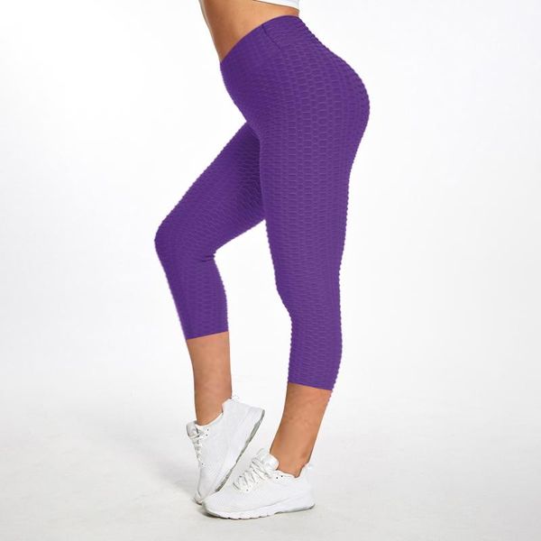 

high waist sport women's bubble hip lifting exercise fitness running high waist yoga pants energy elastic, White;red