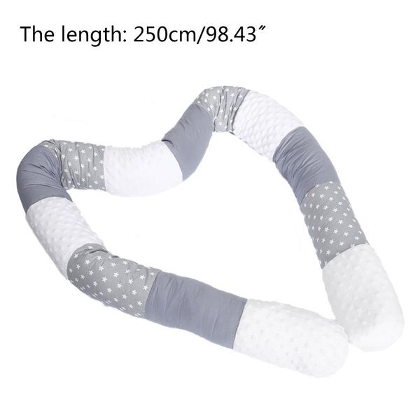 

bedding sets 250cm born crib cot fence safety protector cushion baby bed bumper