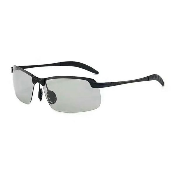 

men discolor driving polarized sunglasses, Black