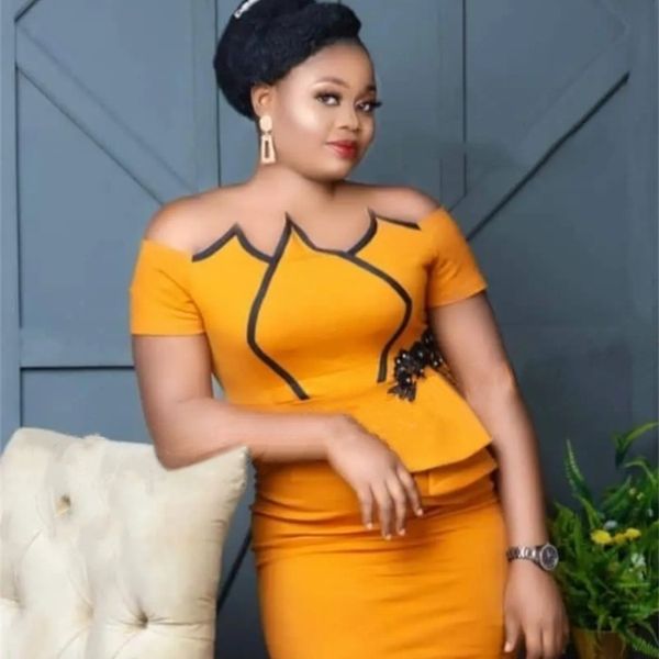 

4161# 2021 new large women's evening one-piece collar stitched dress, White;black