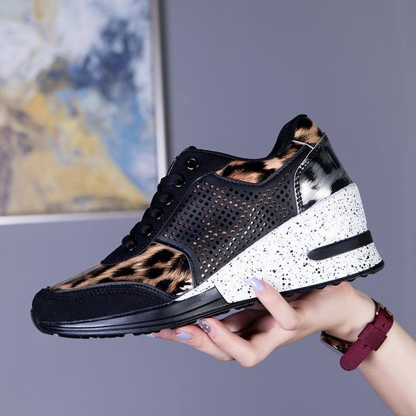 

dress shoes 2021 exclusive design women fashion heightening unique increased sole for, Black