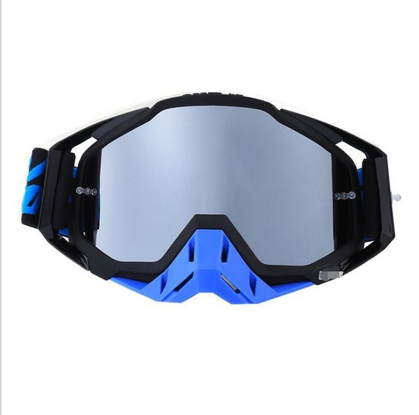 

outdoor helmet goggles mountain cross-country motorcycle goggles bicycle outdoor riding dust-proof mirror, Black