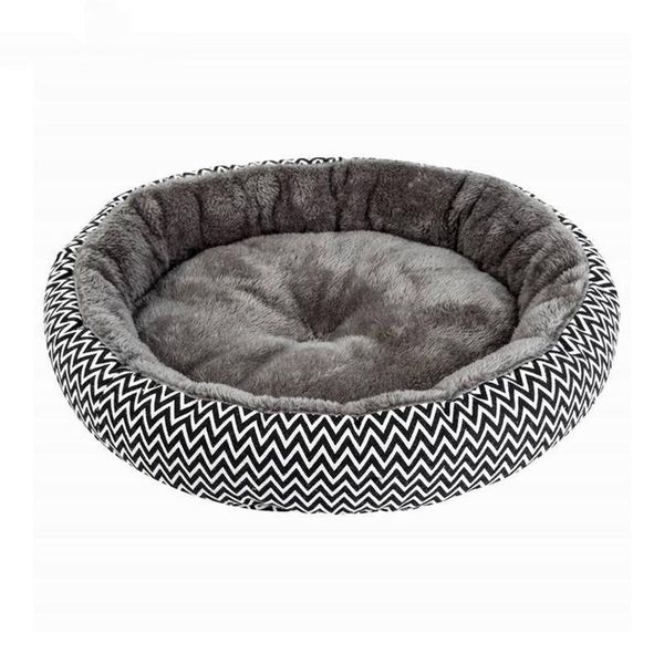 

kennels & pens soft plush dog bed round cat winter warm puppy cushion chihuahua teddy small medium house pet for dogs pug