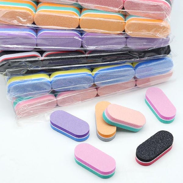 

nail files 10/20/40 pcs colorful sponge file diy professional polish manicure care art buffers tools