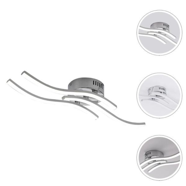 

wall stickers ceiling lamp triple line wave shape flashing decoration light