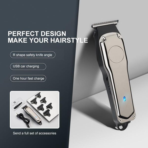 

usb rechargeable hair clipper professional cordless shaver trimmer adjustable blade hair cutter machine trimmer for men