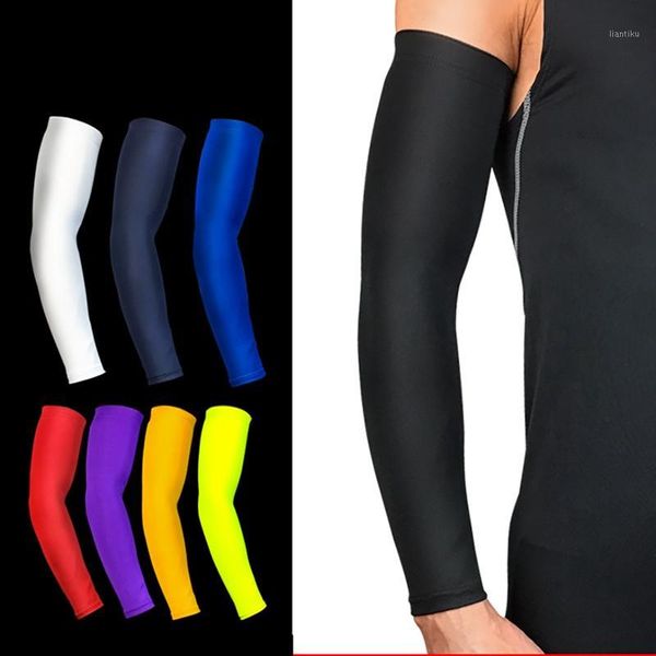 

elbow & knee pads protector brace sports pad anti-collision lengthen arm sleeve guard fitness solid polyester accessories1, Black;gray