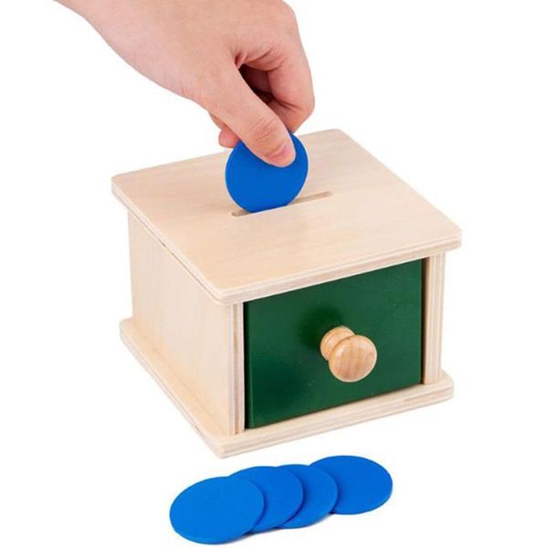 

party masks toddler wooden coin box ball matching case learning hand-eye coordination educational interactive toys kit for boys girls