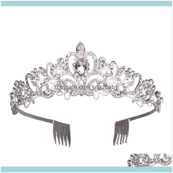 

barrettes jewelry jewelrycrystal tiara crown headband princess elegant with combs for women young ladies bridal wedding prom birthday party, Golden;silver