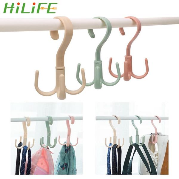

hangers & racks hilife shoes belt scarf hanging rack 360 degree rotation cabinets clothes space saving hanger handbag bag holder