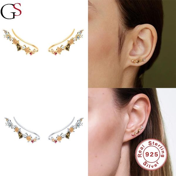 Estudação GS fresco brinco de traseiro doce para mulheres 2021 Moda Boucle Oreille Femme Ear Bone Clip Piercing Jewelry