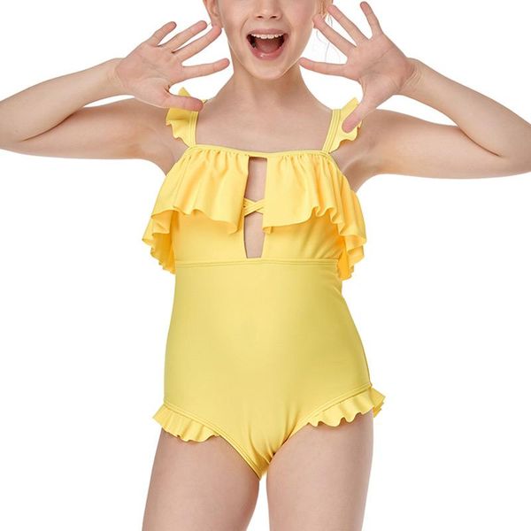 

ruffle swimsuit lovely bikini 2021 biquini girls swimwear cute bikini set beachwear summer bathing suit women bikinis solid