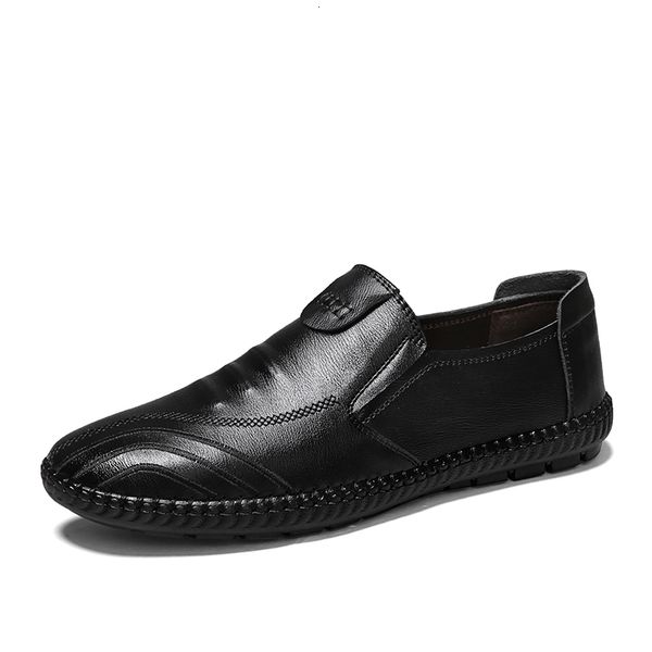 

dress shoes casul lether shoes of the fhionble men dressed luxury wedding office mke forml dress up cul mle lofer prty bot fxn1, Black