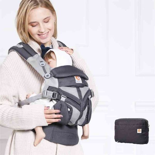 Baby Omni Multifunktions-atmungsaktiver Säugling geborener bequemer Sling-Rucksack Kid Carriage 360 210825