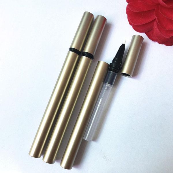 

storage bottles & jars 10/30pcs matte gold empty liquid eyeliner pen soft brush high grade tubes eye liner