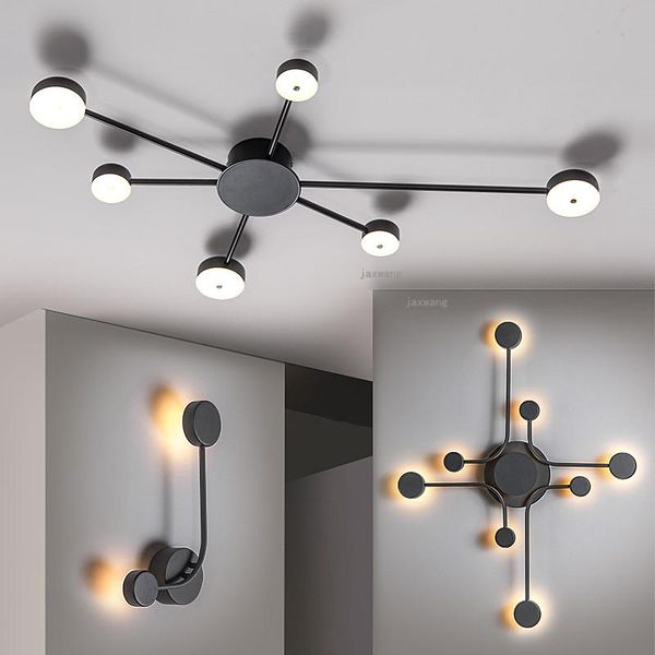 

wall lamp nordic led minimalist living room decoration sconces luminaire bedroom indoor lighting light fixtures