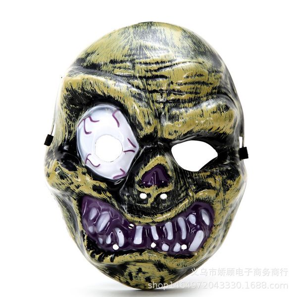 

party mask halloween horror eye popping scary dance performance