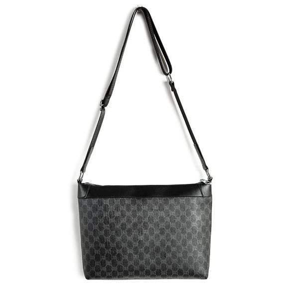 

fashion lattice shoulder bag casual korean men's youth file ipad trendy msenger