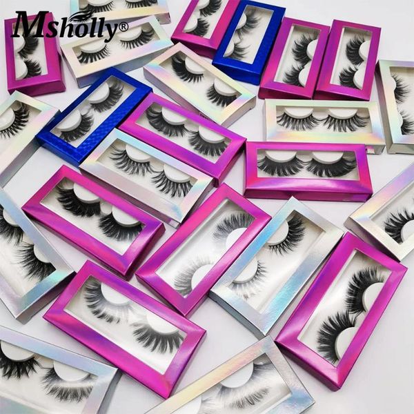 

false eyelashes 25mm 3d/5d wholesale 100% mink lashes natural dramatic beauty volume eyelash makeup extension lash packaging boxes