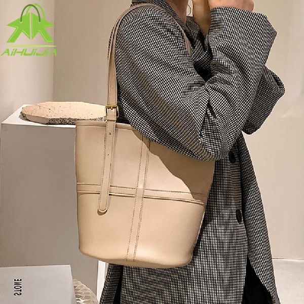 

evening bags luxury designer women's handbag pu leather shoulder bag fashion capacity tote female sac a main 2021
