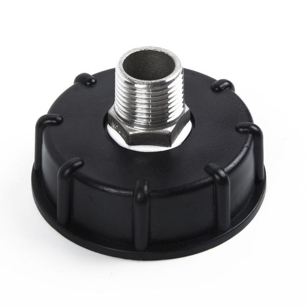 

ibc tote tank drain adapter s60x6 thread cap garden water connector 1/2" 3/4" 1" 60mm thick thread garden tool part