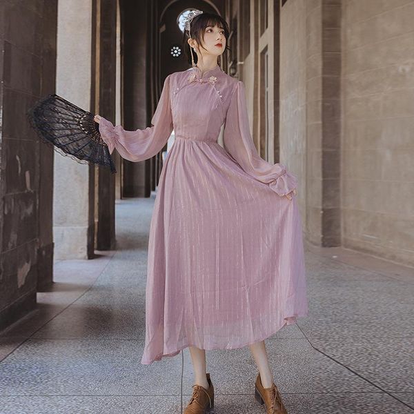 

casual dresses 2021 fashion women's clothing long-sleeved dress party, Black;gray