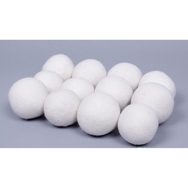 

new arrival wool dryer balls premium reusable natural fabric softener 2.75inch 7cm static reduces helps dry clothes jllugu warmslove