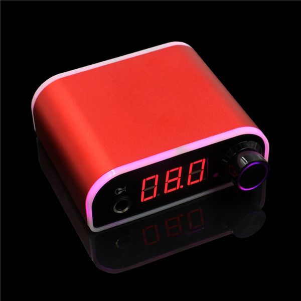 

new arrival red mini durable tattoo power supply for tattoo machine gun permanent makeup tattoo supply ing