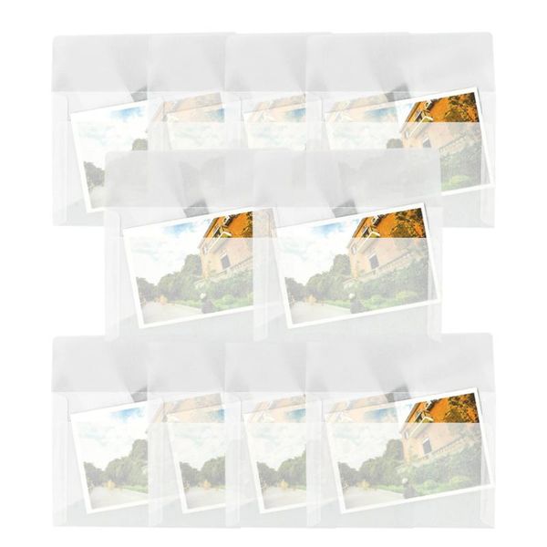 

gift wrap 20pcs translucent bronzing blank paper envelopes container invitations envelope for writing letters without card(white)