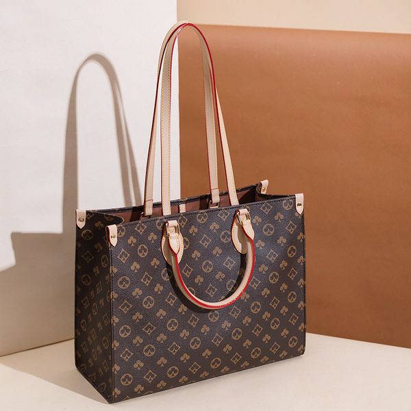 

classic designer totes women handbag brown pvc flowers crossbody purse shopping bags clutch bag large capacity shoulder tote if want origina