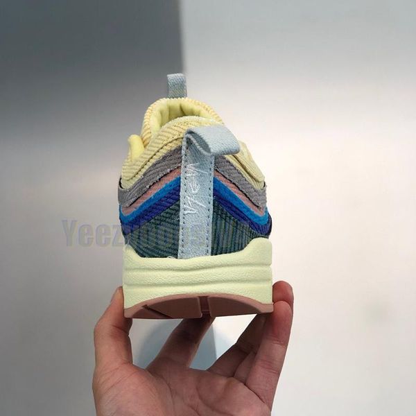 

sw 97 sean wotherspoon running shoes 97og vivid sulfur multi yellow blue hybrid runner 2021 new mens womens designer sneakers boots with box