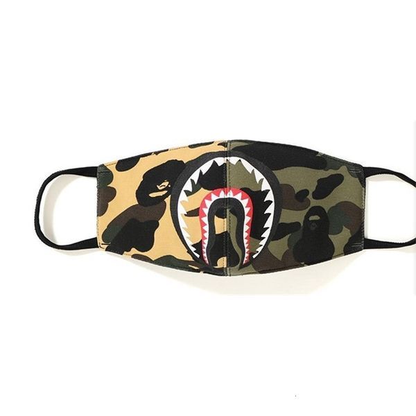 

2021 new camouflage stitching shark mask designer fashion masks hpryp
