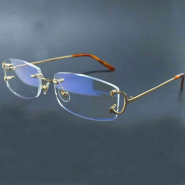 

factory outlet vintage rimless clear men frames for fill prescription eyeglasses women eyewear frame dm6s, White;black