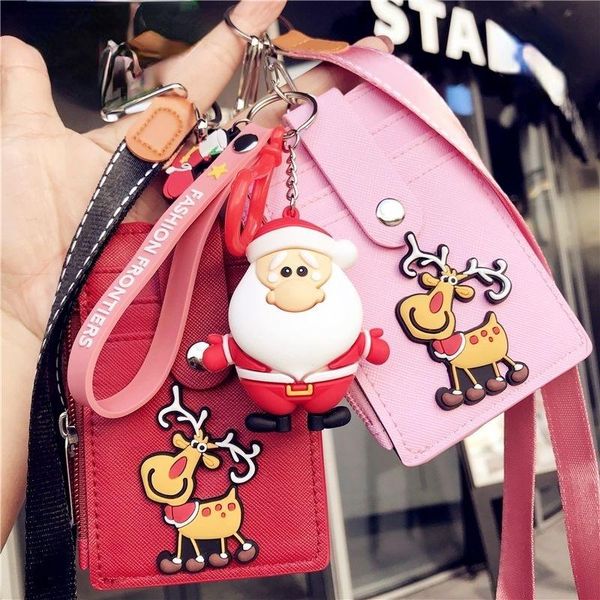 

keychains multifunctional key chain campus card student meal bus access control set starbucks elk christmas, Silver