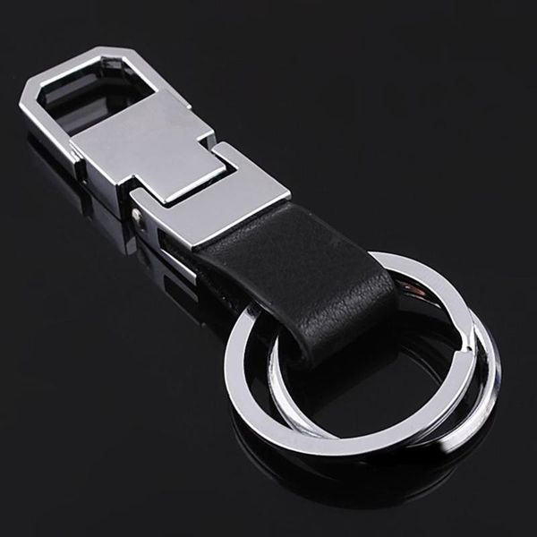 

keychains arrivals fashion men's silver leather key chain leopard llaveros day cuero chaveiro runge clef car ring gift
