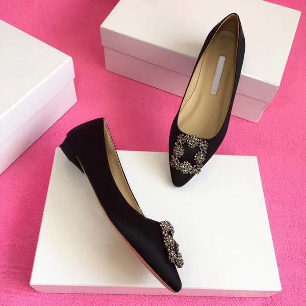 

classic sandals women shoes red bottoms high heels pointed toe sole pumps come with logo dust bags wedding flat bulinlin, Black